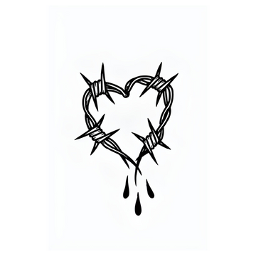 BARBED WIRE HEART