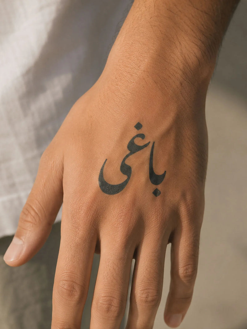 Baghi Calligraphy Tattoo