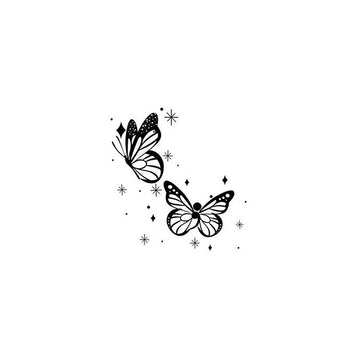 SPARKLING BUTTERFLIES - Stay Tatt | Temporary Tattoos