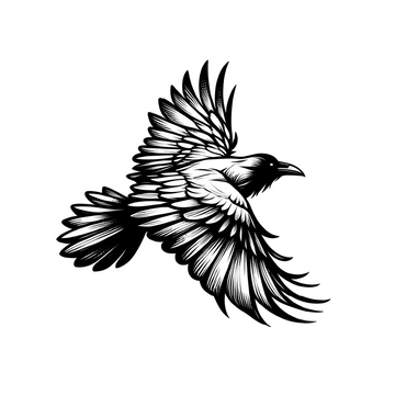 EAGLE IN FLIGHT - Stay Tatt | Temporary Tattoos