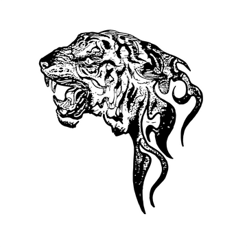 ROARING TIGER - Stay Tatt | Temporary Tattoos