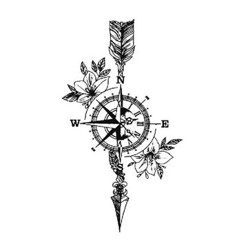 COMPASS DELICACY - Stay Tatt | Temporary Tattoos