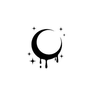 BLEEDING MOON - Stay Tatt | Temporary Tattoos