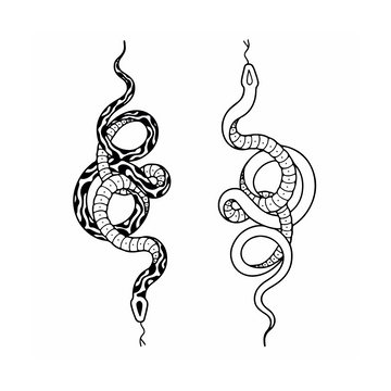 SNAKE TATTOO (PACK OF 2) - Stay Tatt | Temporary Tattoos