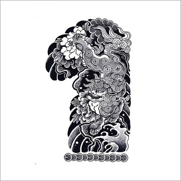 JAPANESE DRAGON (FULL) - Stay Tatt | Temporary Tattoos