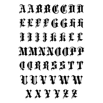 Alphabet Stencil