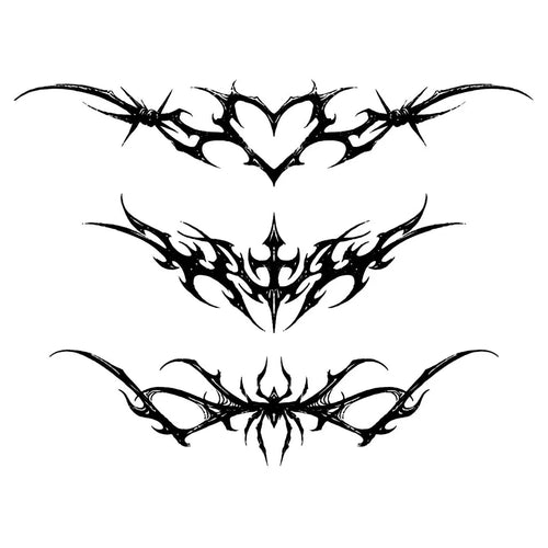 Gothic Tribal Bands Tattoo