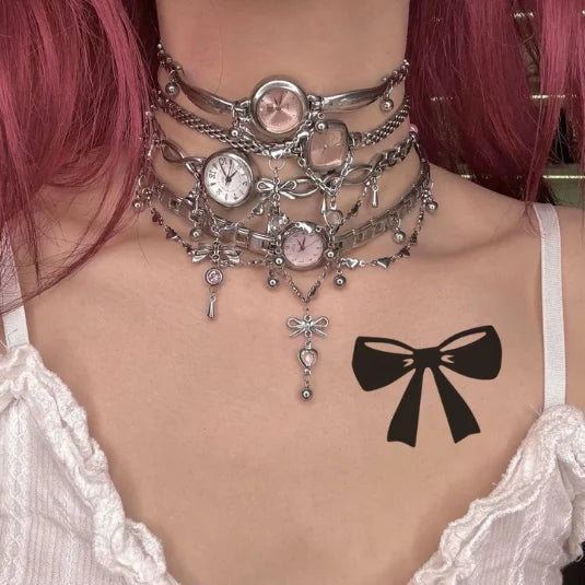 Bold Bow – Semi-Permanent Tattoo