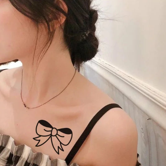 Classic Bow – Semi-Permanent Tattoo