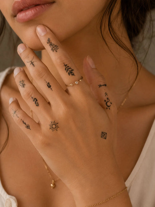 Minimal Symbols Sheet Tattoo