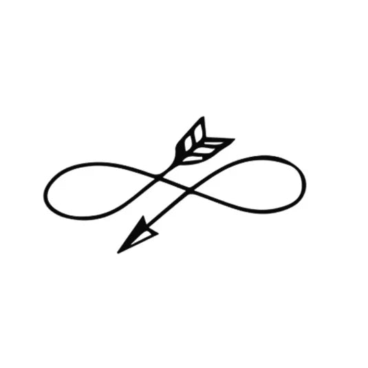 Infinity Arrow – Semi-Permanent Tattoo