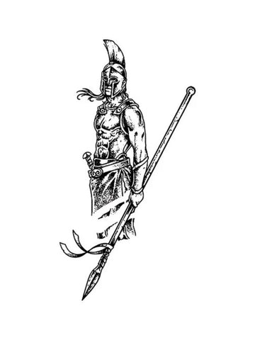 Spartan Gladiator Warrior Tattoo