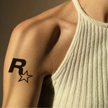 Rockstar R – Semi-Permanent Tattoo