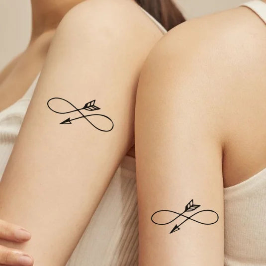 Infinity Arrow – Semi-Permanent Tattoo