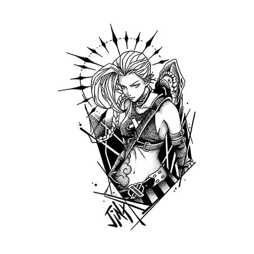 Jinx Arcane Tattoo