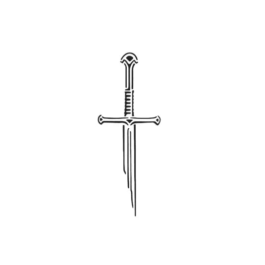 Sword – Semi-Permanent Tattoo
