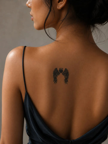 Angel Heart Wings Tattoo