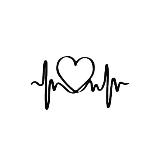 Heartbeat – Semi-Permanent Tattoo