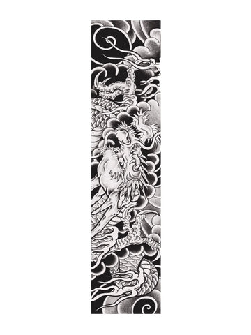 Japanese Dragon Forearm Band Tattoo