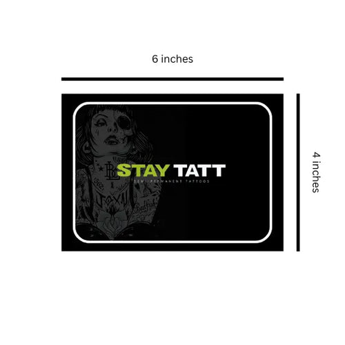 Custom Large Semi-Permanent Tattoo (4 × 6 in)