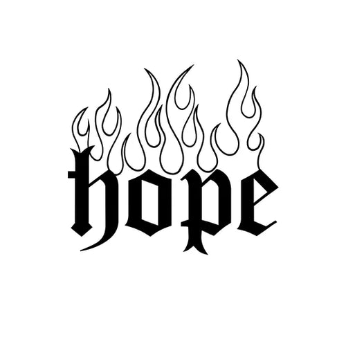 Hope Flame Tattoo