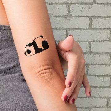 Sleeping Panda – Semi-Permanent Tattoo