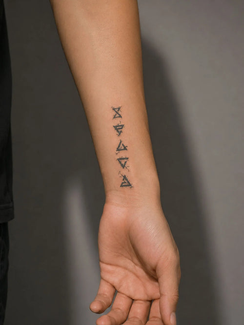 Alchemy Symbols Tattoo
