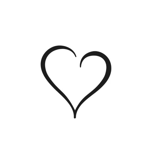 Minimal Heart – Semi-Permanent Tattoo