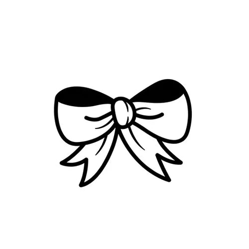 Bold Bow Tattoo