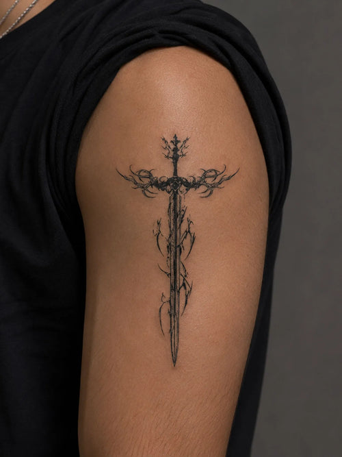 Gothic Sword Tattoo