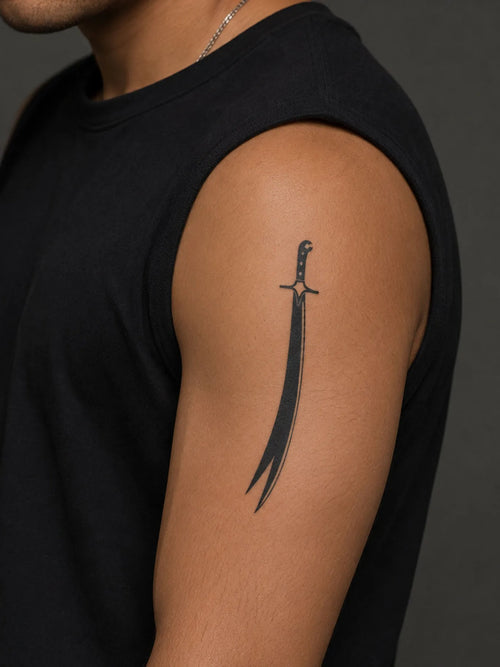 Zulfiqar Sword Tattoo