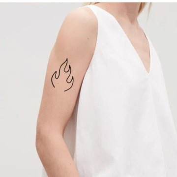 Flame – Semi-Permanent Tattoo