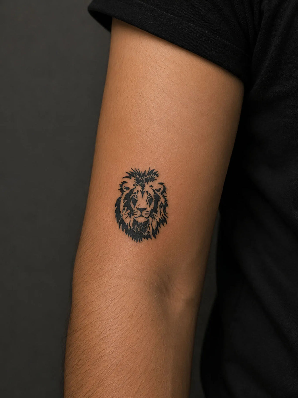 Bold Lion Head Tattoo