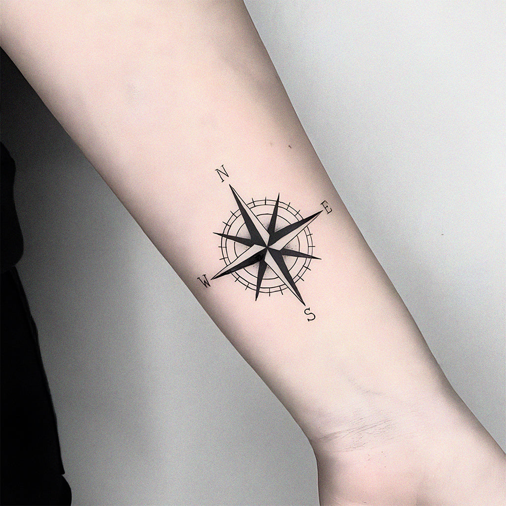 COMPASS - Stay Tatt | Temporary Tattoos 