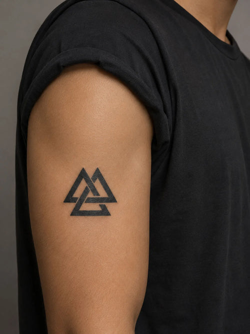 Valknut Knot Tattoo