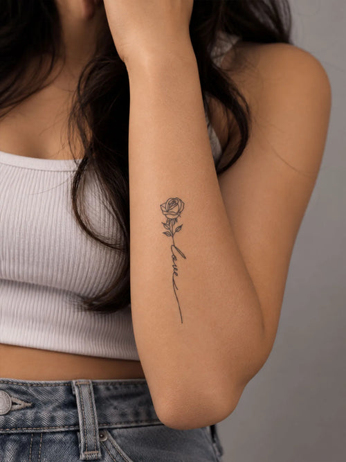 Love Rose Tattoo