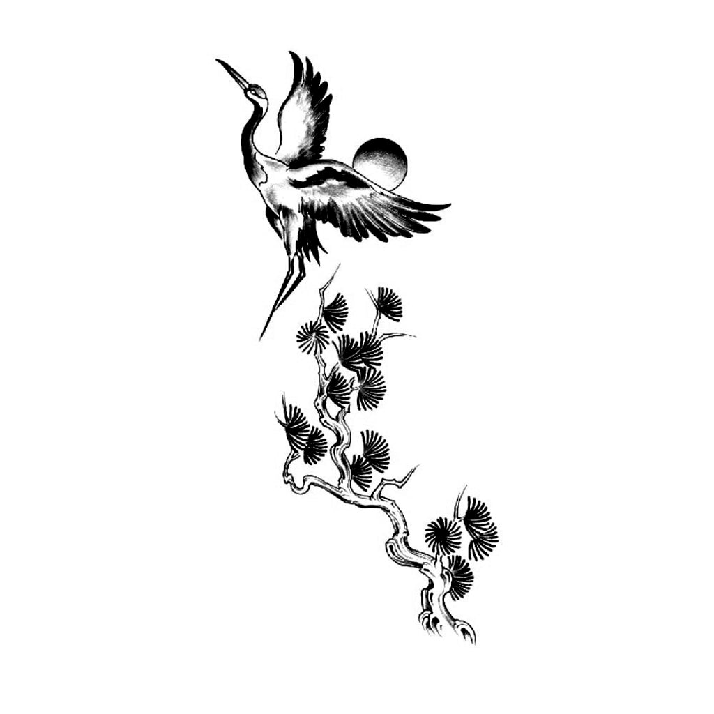 FLYING SWAN - Stay Tatt | Temporary Tattoos 