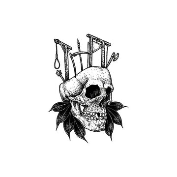 Skull & Guillotine Tattoo