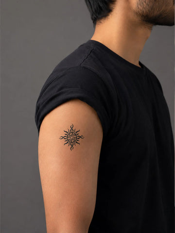 Tribal Sun Tattoo
