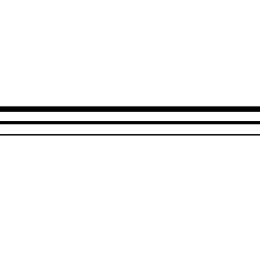 Minimalist thin black armband tattoo designs in three variations.