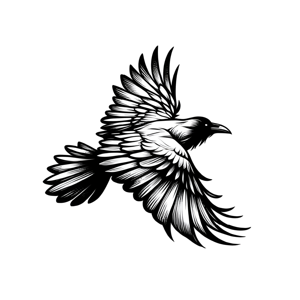 EAGLE IN FLIGHT - Stay Tatt | Temporary Tattoos 
