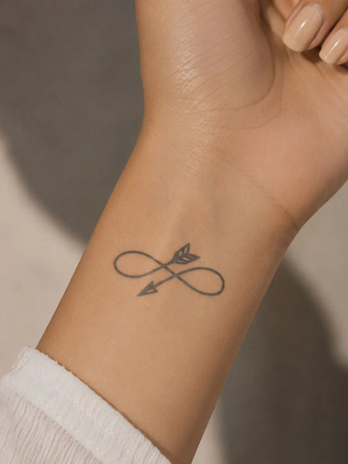 Infinity Arrow Tattoo