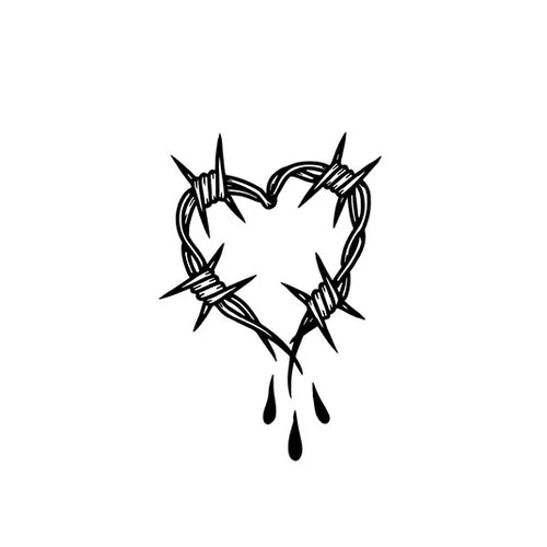 Barbed Heart Tattoo