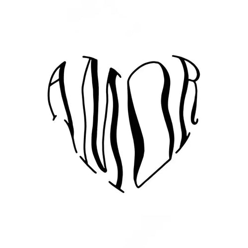 Amor Heart Tattoo