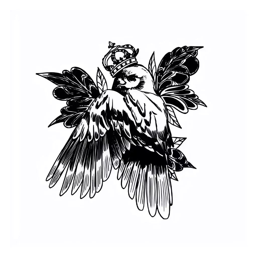 BIRD KING - Stay Tatt | Temporary Tattoos 