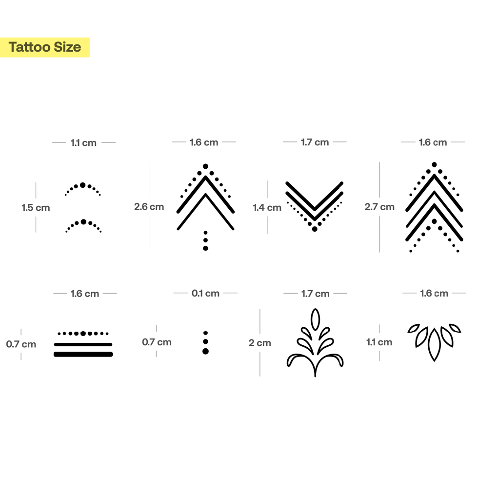 GOOD TIMES FINGER TATTOOS PACK - Stay Tatt | Temporary Tattoos 