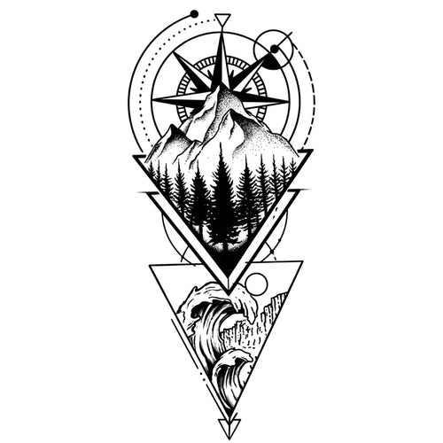 Nature's Compass Tattoo