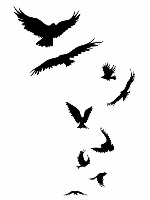 Birds Taking Flight Tattoo