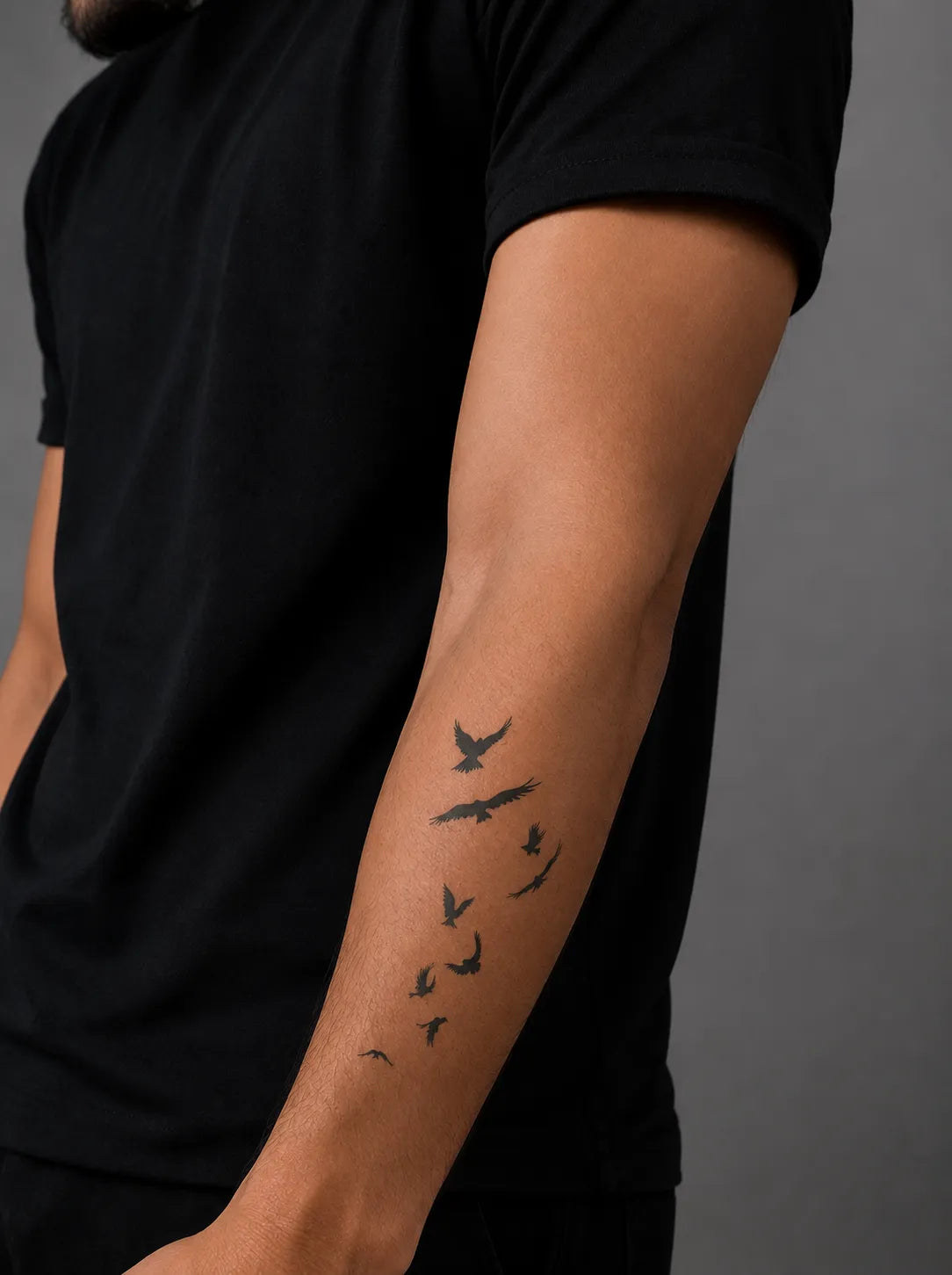 Birds Taking Flight Tattoo