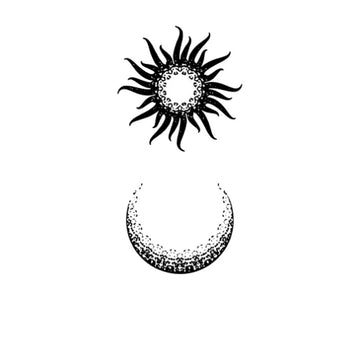 Crescent Sun Tattoo